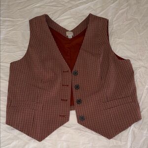 Plaid Suit Vest